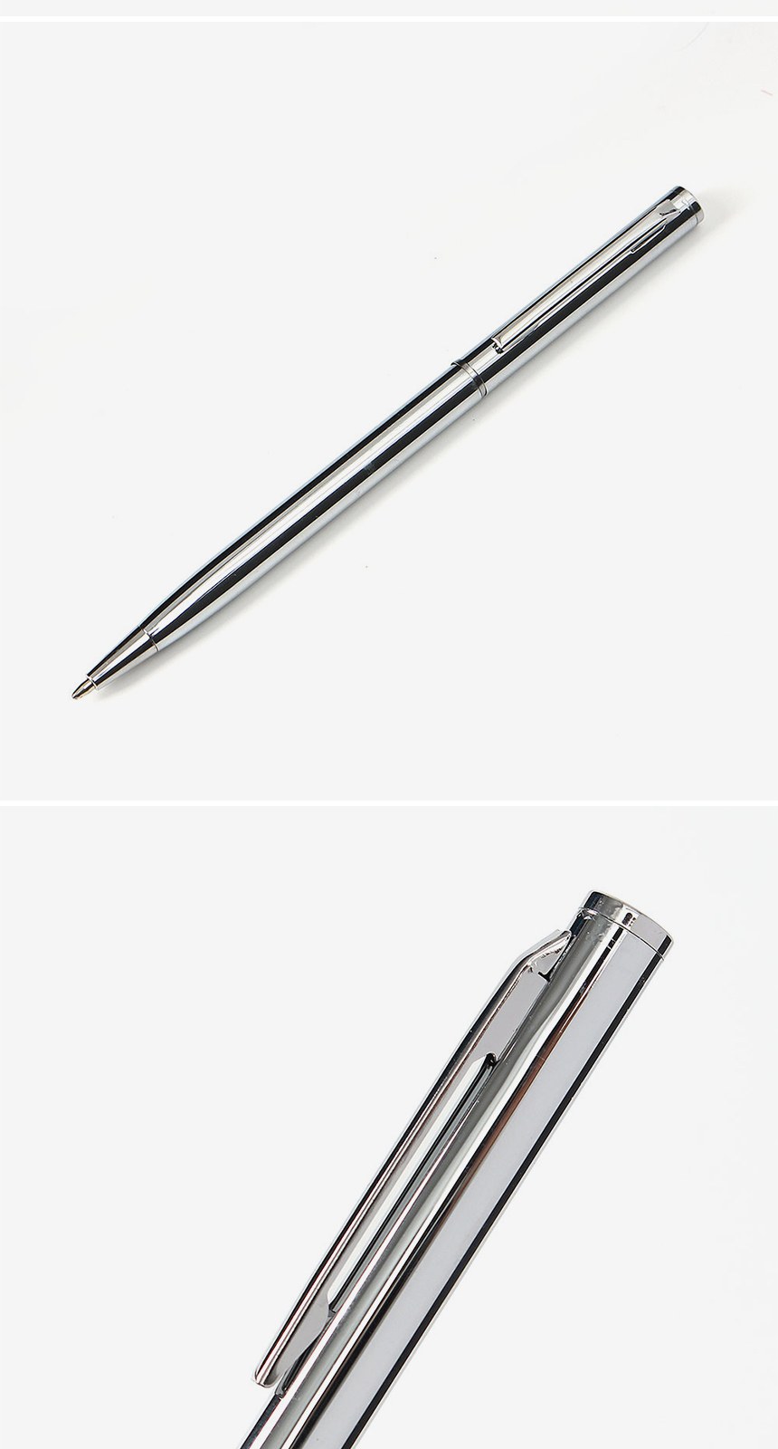 어반 슬림 실버 볼펜 상세 이미지