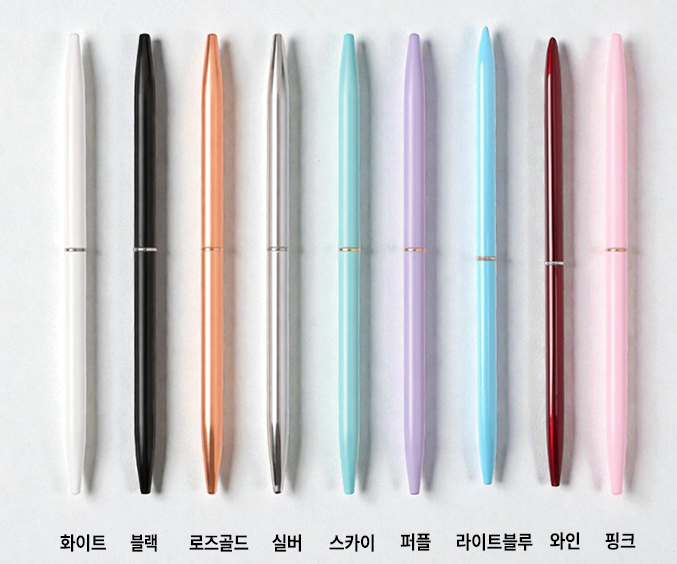 유성 메탈 볼펜 9컬러 상세 이미지