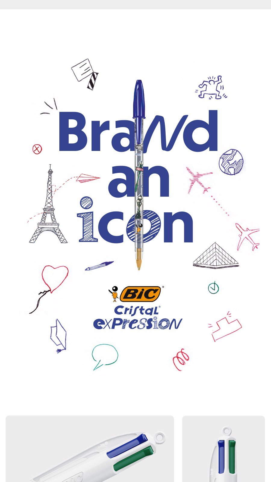 프랑스 볼펜 BIC® 4 Colours® 바이칼라 상세 이미지