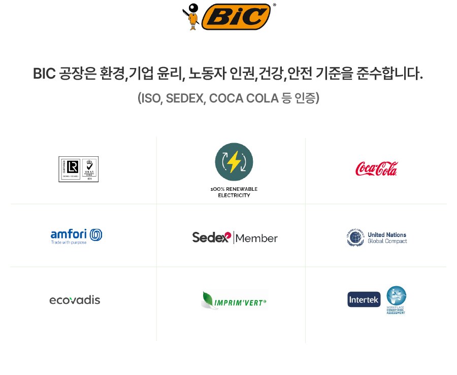 프랑스 볼펜 BIC® 4 Colours® 그라데이션 상세 이미지