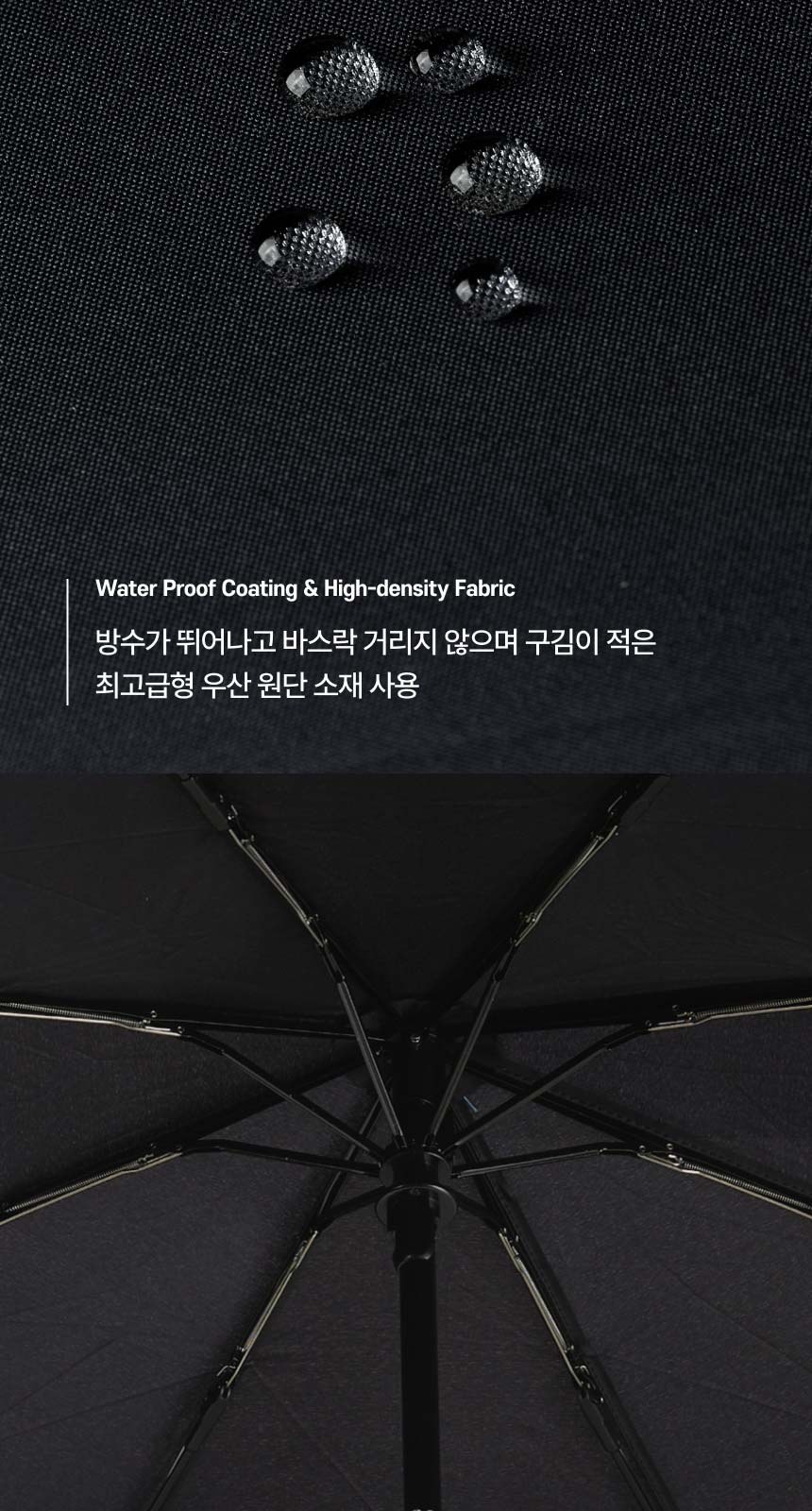 아쿠아시티 3단자동암막코팅우양산(UV차단) 상세 이미지
