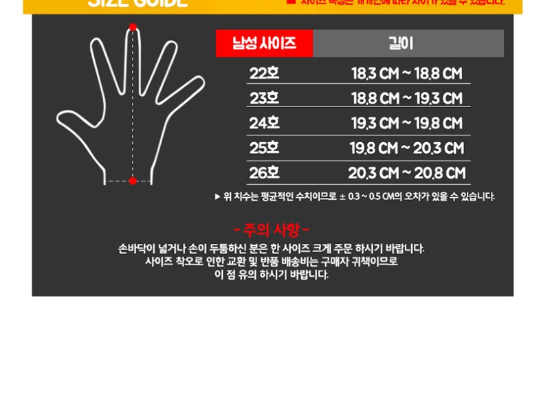 GH 쿨메쉬 실리콘 골프장갑 (남성용) 상세 이미지